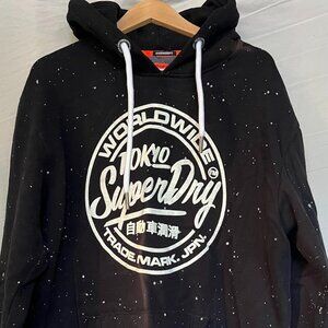 Superdry World Wide Ticket Type Hoodie Size L